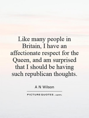 Like many people in Britain, I have an affectionate respect for the ...