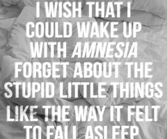 Amnesia lyrics