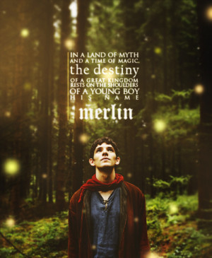 Merlin on BBC In a land of myth.....