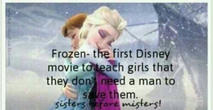 Frozen - sisters before misters