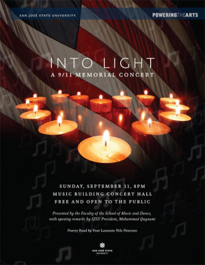 ... 11 Memorial Concert on Sunday, September 11, at 8 p.m. in the Music