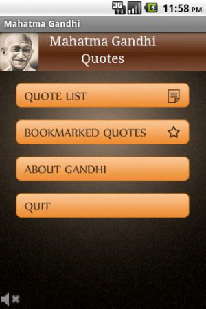 Mahatma Gandhi Quotes - screenshot