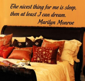 FREE SHIPPING - DREAM MARILYN MONROE QUOTE 2 WALL STICKER - CHOOSE ...
