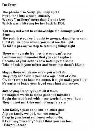 top of i m sorry poems for girlfriends