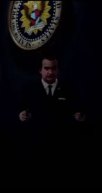 Richard Nixon at the end of the Zombies intro on 