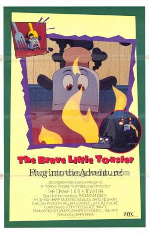 The extremely rare Brave Little Toaster movie poster. It'll cost you $ ...