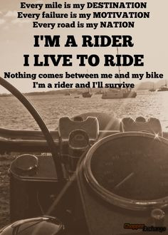 ... and I live to ride! #chopperexchange #bikerlife #ridetolive #quotes