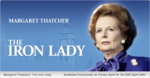 new artwork for new documentary Margaret Thatcher: The Iron Lady