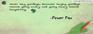 Peter Pan Quotes Facebook Covers PETER PAN cover