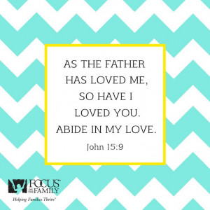 Do you abide in Christ's love? #Bible