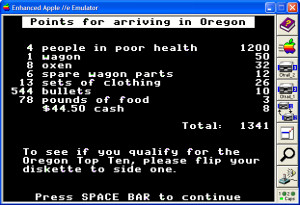 Oregon Trail Game Original
