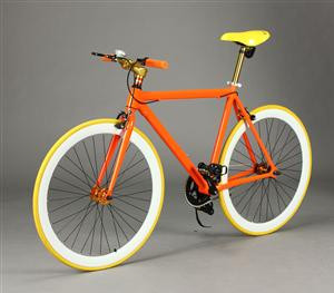 Incognito - Fixie cykel med flip/flop nav - Orange