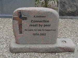 And finally, a headstone that is just cruel!