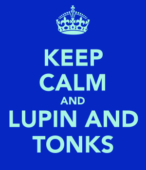 KEEP CALM AND LUPIN AND TONKS