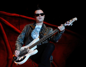 Johnny Christ Avenged Sevenfold bassist Johnny Christ performs during