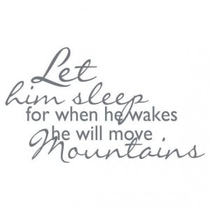... , Quotes, Wall Decals, Kids Room, Boys, Moving Mountain, Baby, Sleep