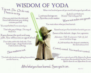 Wisdom Of Yoda - Star Wars Jedi