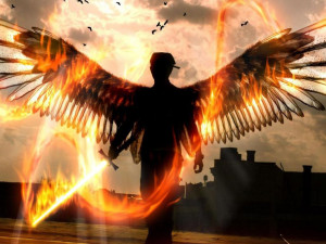 alpha coders art abyss dark angel warrior angel