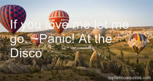 Panic At The Disco quotes top famous quotes and sayings from Panic At