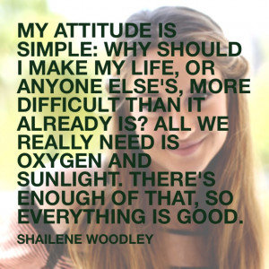 Shailene Woodley Words Of Wisdom For Instagram
