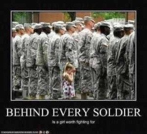 Army, Marine, Sailor, Airmen or Cost Guard! This sooo sweet!!!