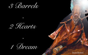 barrel racing Image