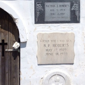 Tombstone at cemetery in Key West ,FL