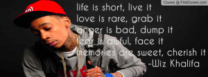 Wiz Khalifa Quote Facebook Cover - Cover #