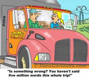 Trucker Trucking Cartoon 58