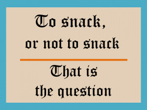 Snack doesn’t have to be a bad word: Healthy and creative snack ...