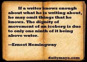 Quote: Earnest Hemingway on Writing