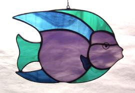 queen angel fish suncatcher $ 45 this big fish is loosely based on a ...