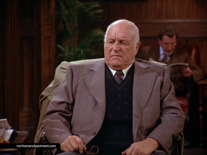 to have dinner with Elaine and her father, Elaine is delayed and Jerry ...