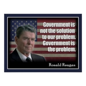 President Ronald Reagan Quote Poster