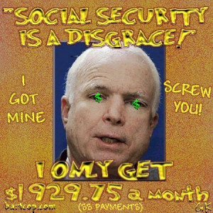 john mccain quotes social security