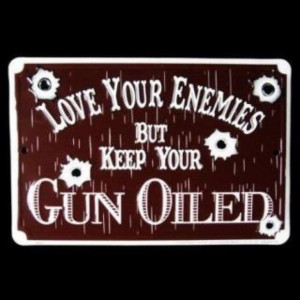 Good one! How about, keep your gun, period!