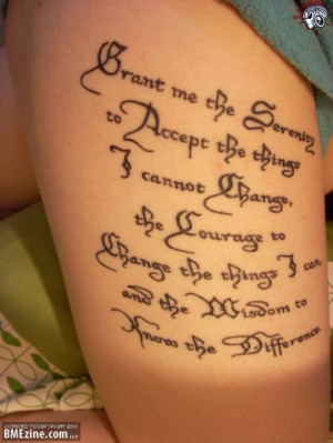 Famous Bible Quotes Tattoos