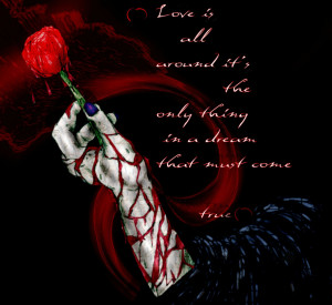love mood gothic rose blood emo dark wallpaper background