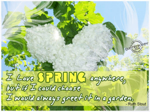 Pics with Quotes for First Day of Spring