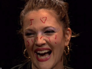 ... drew barrymore and jimmy fallon in the 20th century fox fever pitch