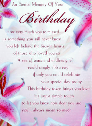 happy birthday son love and miss you always mum and dad xxxx happy ...