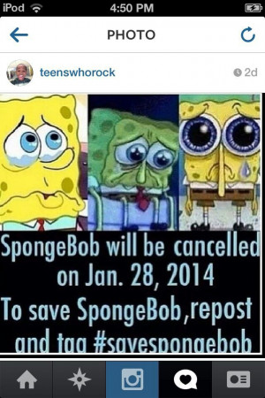 Sad Spongebob Quotes Save spongebob