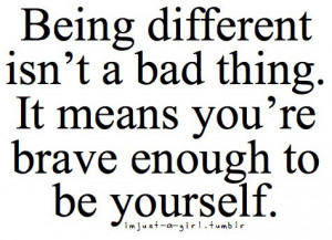 Image Gallery quotes about being different