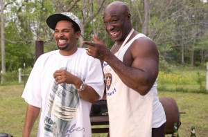 ... Clarke Duncan and Mike Epps in Welcome Home, Roscoe Jenkins (2008