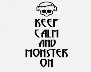 ... Monster On Vinyl decal, Monster High Vinyl sticker, Wall Quote, Wall