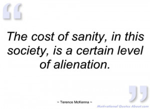 the cost of sanity terence mckenna