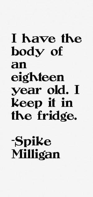 Spike Milligan Quotes amp Sayings