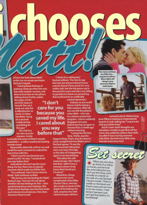 Rachael Carpani Matt Passmore Split