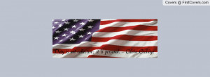 American flag quote Profile Facebook Covers