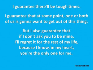 Movie Quote. (Runaway Bride)Cartoons Quotes, Fav Quotes, Movie Quotes ...